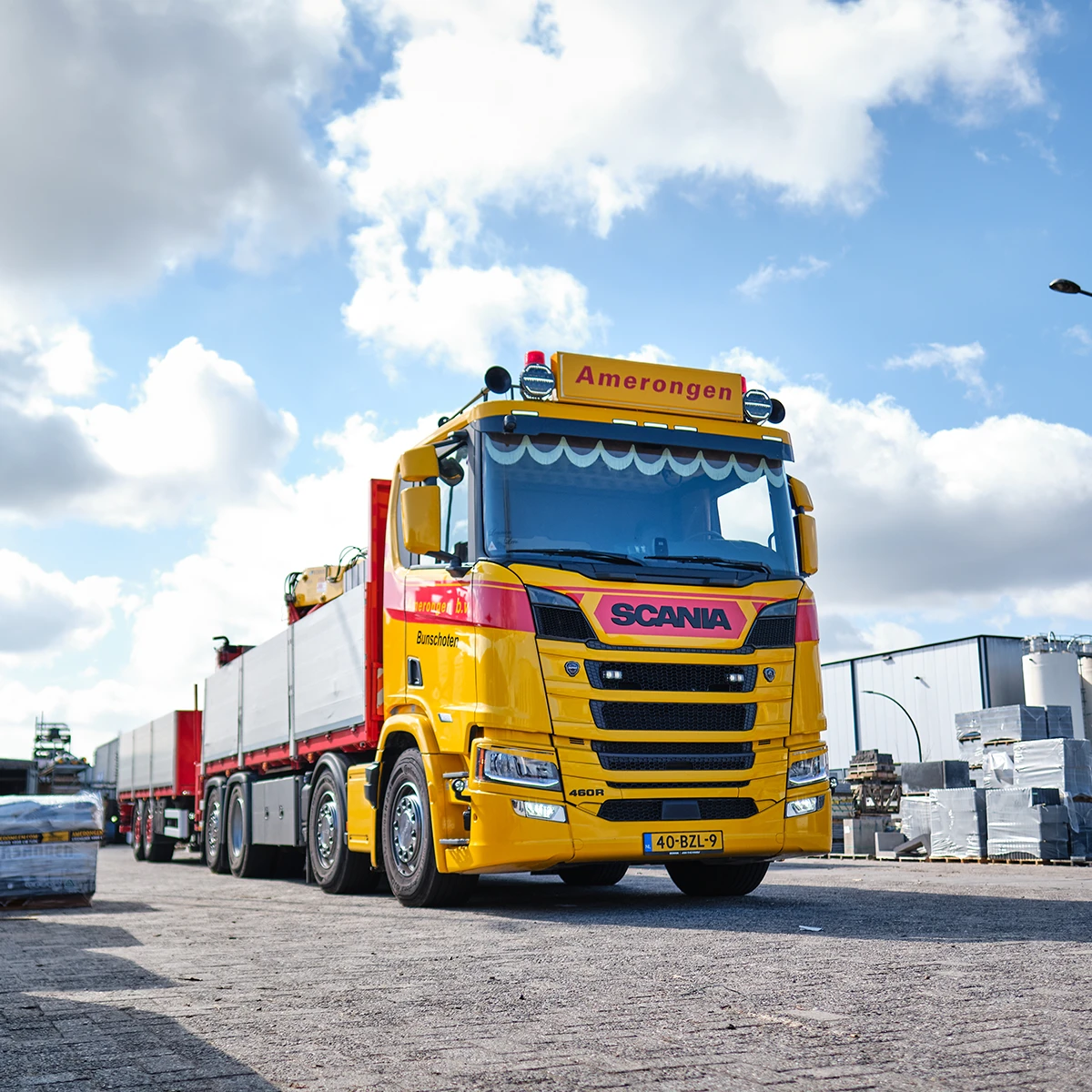 Bakwagen van Amerongen Transport